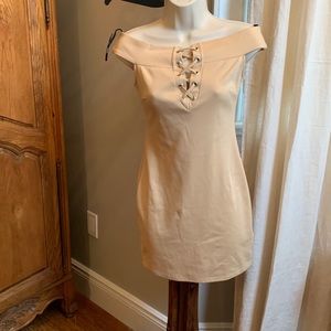 Forever 21 Off the Shoulder Body-con Mini Dress